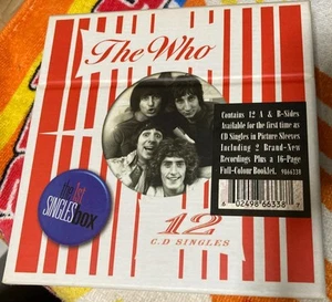 THE WHO CD Single Box 12 Disc Set Import Edition BOX Set - Picture 1 of 4