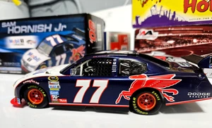 Sam Hornish Jr #77 Mobil 1 2008 cuna autografiada 1/24 Nascar - Imagen 1 de 7