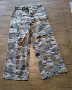 Pantalones de camuflaje retro de carga utilitaria No Boundaries para mujer talla L 12-14 - Imagen 1 de 11