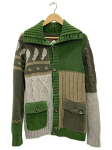 DIESEL Cardigan (thick) M WOOL GRN Used - Picture 1 of 9