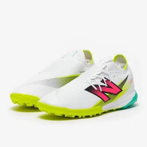 New Balance Unisex Blanco Amarillo Furon V7+ Pro TF Zapatos Atléticos Talla 9 - Imagen 1 de 10