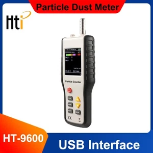 New HTI HT-9600 PM2.5 Detector Air Quality Particle Counter Dust Sampling Meter - Picture 1 of 7