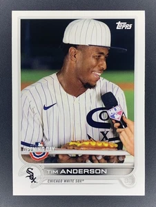 2022 Topps Opening Day “Variation” Tim Anderson SSP (tarjeta #6) *1 en 33.960 paquetes - Imagen 1 de 2