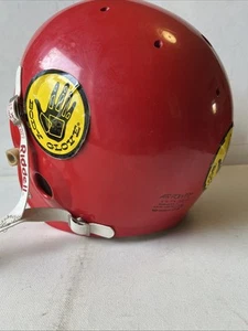 Vintage Used Red Bike Air Power Football Helmet 6 1/2 -7 1/2 - Picture 1 of 14