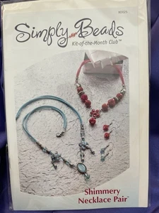 Neu ungeöffnet Simply Beads Kit-of-the-Month schimmernde Halskette Paar, kostenloser Versand - Bild 1 von 4