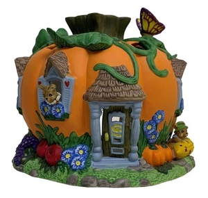 Partylite Harvest Pumpkin Tealight House Ceramic Candle Holder Autumn Decoration - Picture 1 of 13