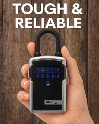 Genuine Master Lock Bluetooth Portable Lock Box Lighted NEW REALTOR AGENT AIRBNB - Image 1 of 4