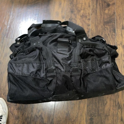 Oakley Tactical Black Military Pilot Expandable Large Duffel Bag Missing Connect - Image 1 of 4