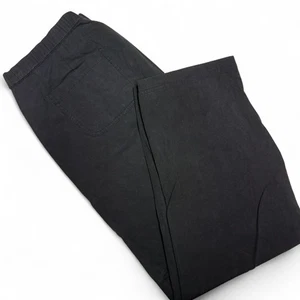 J Jill Pants Womens Size M Black Cotton Straight Casual Preppy Pull On RN97641 - Picture 1 of 8