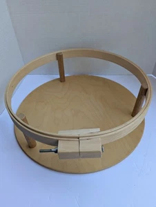 Quilters Hoop Lap Table Frame 14" Portable Wood Embroidery Needlework Crewel  - Picture 1 of 3