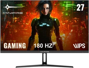 Minifire MFG27F2 Gaming Monitor 27" FHD 1920x1080 HDMI DP AdaptiveSync 180Hz 1ms - Afbeelding 1 van 4