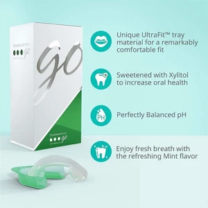 Bandejas blanqueadoras de dientes Opalescence GO 15 % como nuevas 10 paquetes 4638 por ULTRADENT larga exploración - Imagen 1 de 12