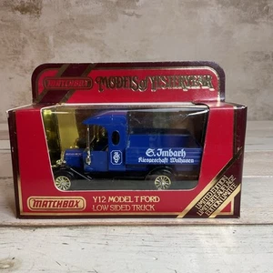 Matchbox Y-12  Model T Ford Low Sided Truck , MODELS OF YESTERYEAR, Vintage 1984 - Picture 1 of 4