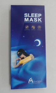 NEW! Mavogel SLEEP MASK Breathable Cotton Eye Light Blocking With Travel Pouch - Picture 1 of 3