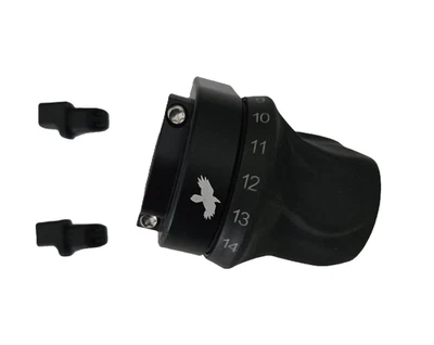 Interruptor de manija giratoria Rohloff 8206 nuevo modelo (derecha) con ambos topes de tracción Foto 1 de 2