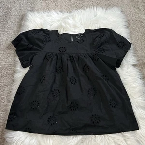 Madewell Eyelet Top Sz S NWOT Super Light - Picture 1 of 12