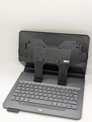 Logitech Universal Folio case wireless Bluetooth keyboard for iPad tablet 9-10" - Image 1 of 4