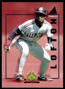 1994 Pinnacle Run Creators Kenny Lofton Cleveland Indians #RC14
