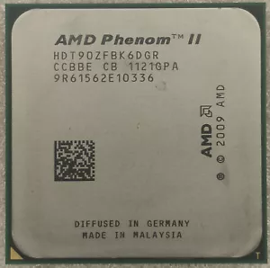 AMD Phenom II X6 1090T 3.2 GHz Six Core HDT90ZFBK6DGR Processor - Picture 1 of 2