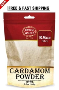 Ground Cardamom Powder (Cardamon) 3.5 Ounce Bag - Picture 1 of 9