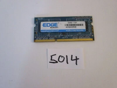 Edge 4GN622R08 4Gb 1333Mhz PC3-10600 DDR3 SODIMM laptop memory RAM (5014) - Image 1 of 2