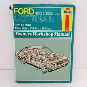 Haynes Ford Cortina III 1800 & 2000 ohc Owners Workshop Manual Vintage Hardback - Picture 1 of 11