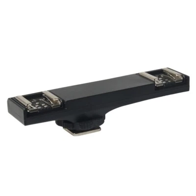 Soporte de zapata caliente doble robusto mejorado para Digital SLR 7DII, 70D, 5DR, 5DRS, 5DIII, 6D Foto 1 de 4