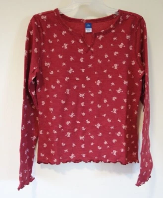 Nuevo con etiquetas Top Floral Tejido Térmico Azul Marino Antiguo para Niña Talla XL / 14-16 Foto 1 de 2