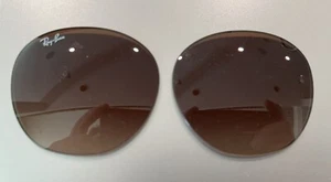 AUTHENTIC GENUINE Ray Ban RJ9572S B-15 Replacement Lenses 48 mm BROWN POLY new - Picture 1 of 2