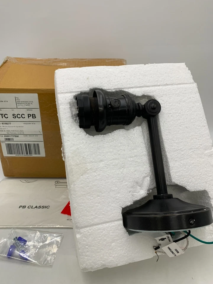 Pottery Barn 8339277 Wall Sconce Only 120v 60w Bronze