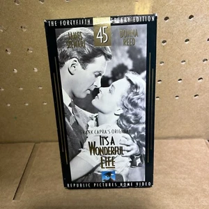 Its a Wonderful Life (VHS, 45th Anniversary Edition) Video Cassette - Picture 1 of 4