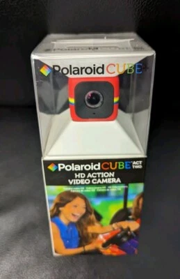 🎁 📸 Polaroid CUBE+ HD Action Video Camera (Red) New In Box 📸 🎁 - Image 1 of 4