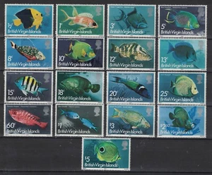 BRITISH VIRGIN ISLANDS:1975 SC#284-00 MNH Fish AP2068 - Picture 1 of 2