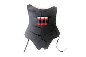 Halloween Cosplay Kostüm Zubehör Sensenmann Gabriel Reyes schwarz Brustpanzer - Bild 1 von 3