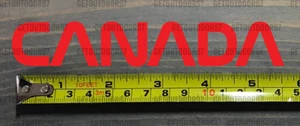 Kanada Nasa Aufkleber Sticker 5,5" STANZROT Schrift SpaceX Space X - Bild 1 von 1