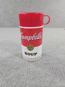 Vintage 1998 Campells Soup Can Insulated Thermos Container Mmm Mmm Good - Picture 1 of 7