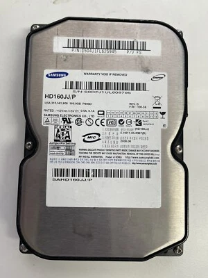 Samsung HD160JJ/P 160GB P80SD SATA 3.5" Hard Drive HDD TESTED & WIPED - Image 1 of 4