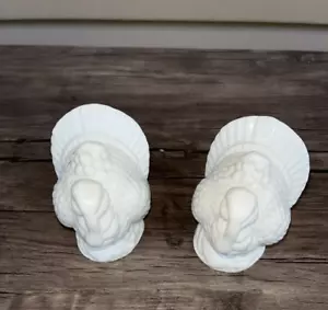 Turkey Salt & Pepper Shakers White - Picture 1 of 10