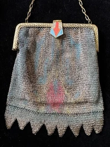 Early Mesh Purse-Art Deco Design-Germany - Picture 1 of 9