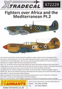 X72229 Xtradecal 1:72 Fighters Over Africa and the Mediterranean Pt.2 - Bild 1 von 6