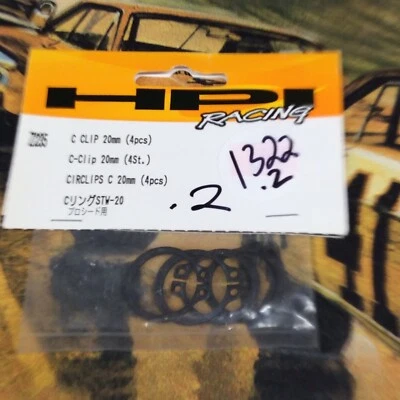 HPI Z235 C-Clip {20mmX4pc} NewInPack USA Shipped - Image 1 of 3