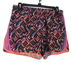 Pantaloncini sportivi da corsa Xersion Girls Plus XL 18 1/2 nero viola corallo - Foto 1 di 3