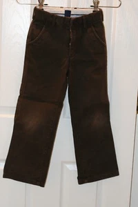 GAPKIDS DARK BROWN PANTS SIZE 6 SLIM - Picture 1 of 3