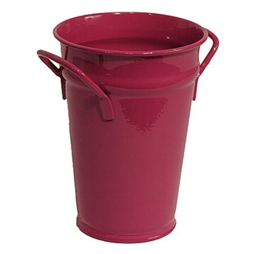 Vase brombeer 20 cm zink verzinkt Zinkvase Metall Blumenvase NEWSTALGIE - Bild 1 von 1