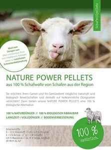 Schafwolldünger, Schafwollpellets 1,0 KG Pellets aus 100% Schafwolle Regional - Bild 1 von 3