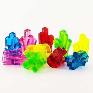 10 Lego Power Miners Crystals in 5 Different Colours  - Picture 1 of 2