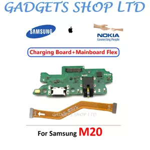 Original Samsung Galaxy M20 Ladebuchse & Mainboard Flexkabel - Bild 1 von 1