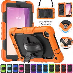 For Lenovo Tab M8 4th Gen TB-300FU 2023 8 in Heavy Duty Rugged Stand Case Cover - Picture 1 of 23