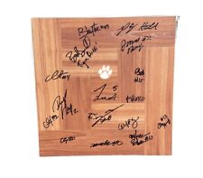 2023-2024 Clemson Tigers Basketball Team Signed Floorboard Autographed Auto