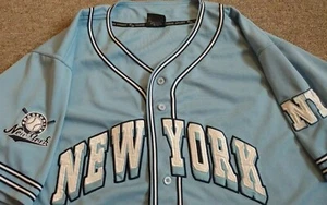 Maglia New York Baseball by Team Spirt autentica abbigliamento sportivo taglia XL ricamata - Foto 1 di 12